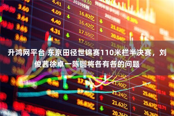 升鸿网平台 东京田径世锦赛110米栏半决赛，刘俊茜徐卓一陈圆将各有各的问题